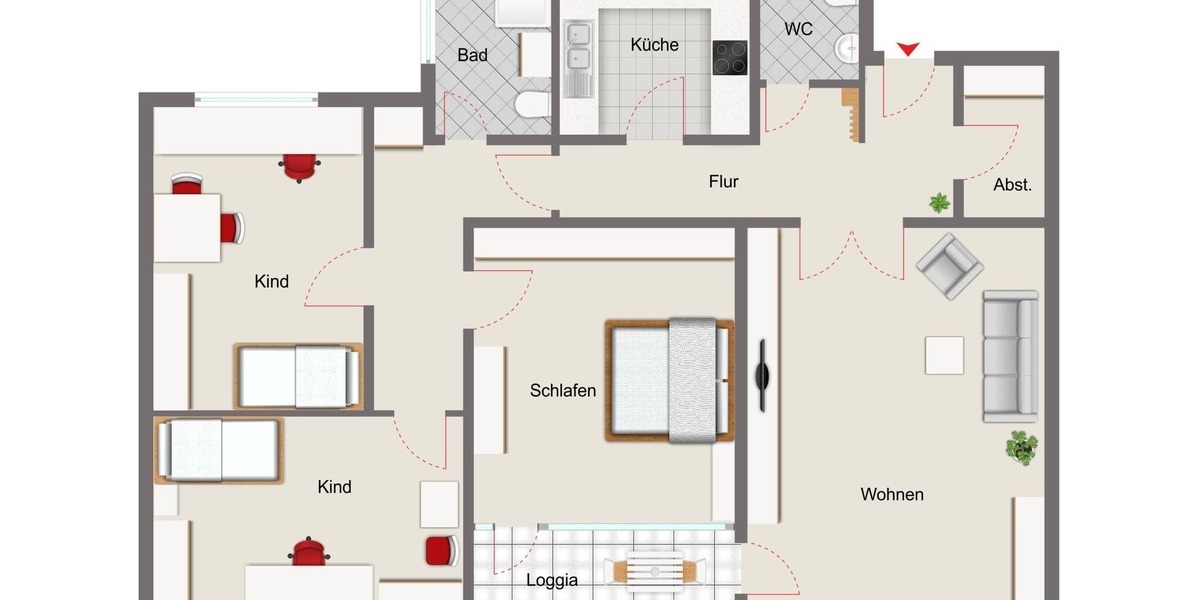 Grundriss (Abb. ähnlich)