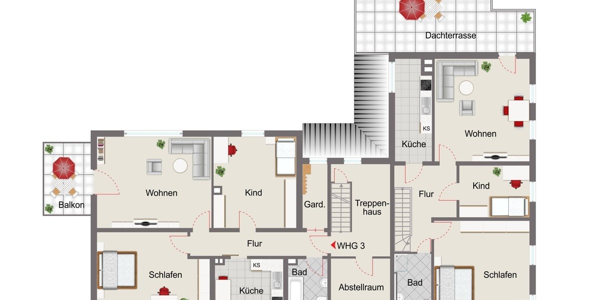 Grundriss Obergeschoss