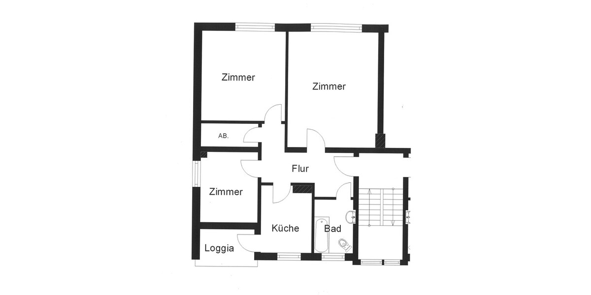 3-Zimmer-Wohnung