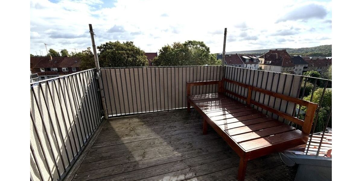 ... herrlicher Dachterrasse ...