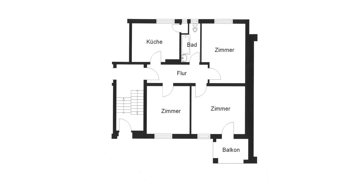 3-Zimmer-Wohnung